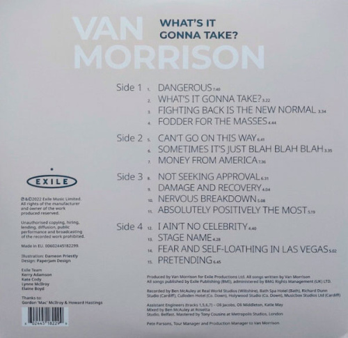 Van Morrison - What's It Gonna Take? (Coloured) (2LP) Van Morrison - What's It Gonna Take? (Coloured) (2LP)
