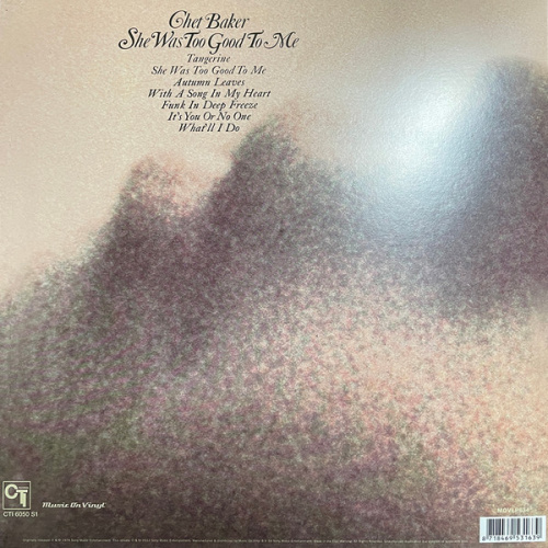 Chet Baker - She Was Too Good To Me (LP)