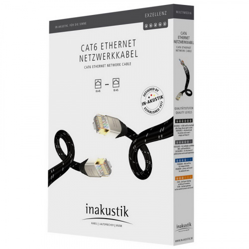 Inakustik Exzellenz CAT6 Ethernet Cable 7.5m (006711075) Inakustik Exzellenz CAT6 Ethernet Cable 7.5m (006711075)
