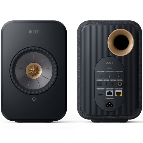KEF LSX II Carbon Black