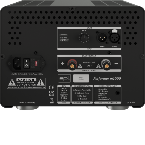 SPL Performer M1000 Black