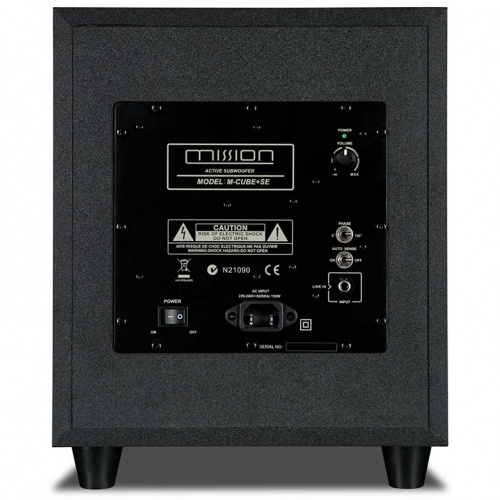 Mission M-Cube + SE Subwoofer Black