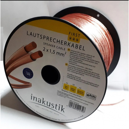 Inakustik Install LS Cable 2x1.5 (0090211)