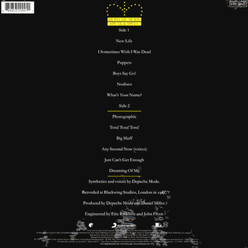 Depeche Mode - Speak Аnd Spell (LP)