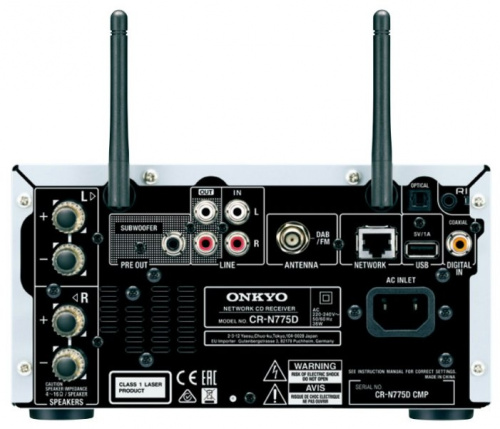 Onkyo CR-N775D + Heco Aurora 300 White