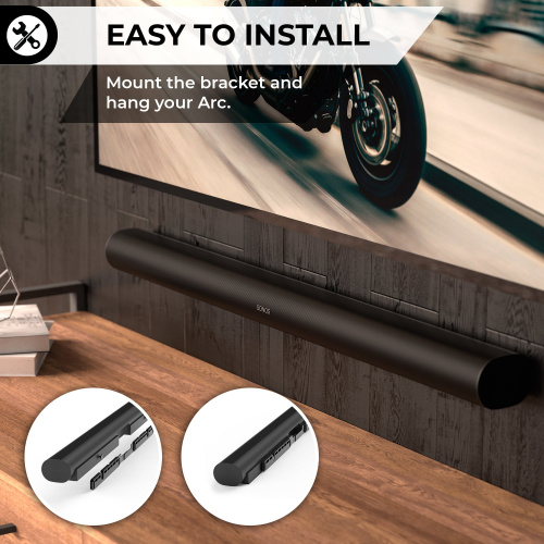 Sonos Arc Wall Mount Black