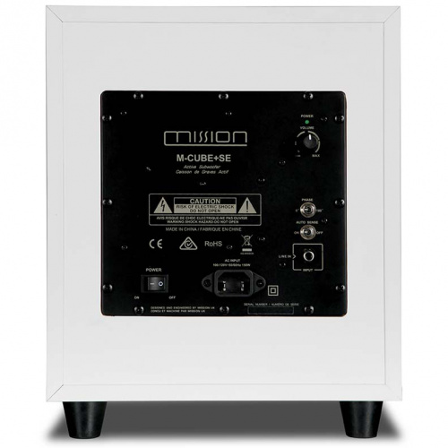Mission M-Cube + SE Subwoofer White
