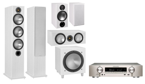 Marantz NR1609 + Monitor Audio Bronze 6 + Centre + 2 + W10 White Marantz NR1609 + Monitor Audio Bronze 6 + Centre + 2 + W10 White