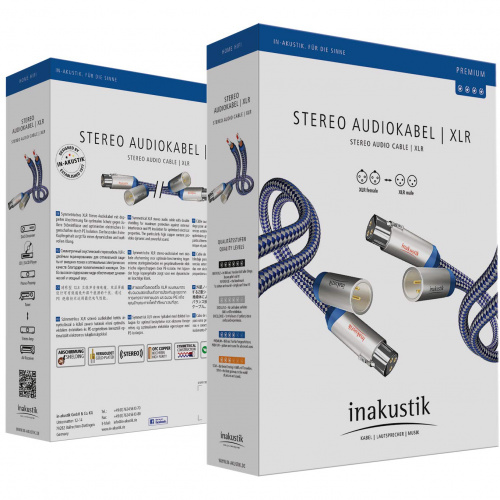Inakustik Premium Audio Cable XLR 3.0m (0040503)