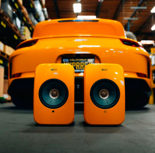 KEF LSX II Solaris Yellow KEF LSX II Solaris Yellow