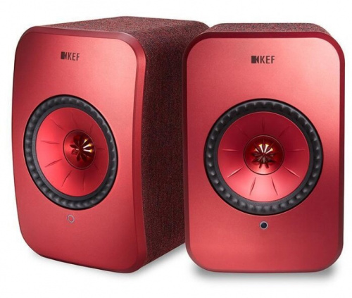 KEF LSX Red