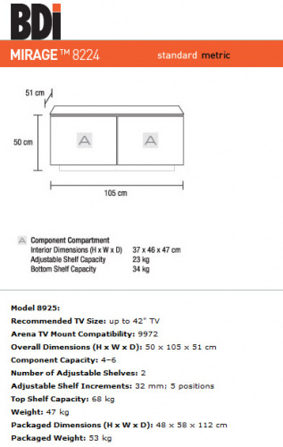 BDI Mirage Black (8224)