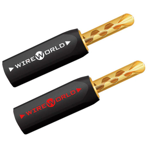 Wireworld Gold Set Screw Banana 10ga ABS Shell (4p) (BANGSCR-ABS-4PK)