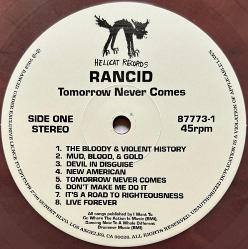Rancid - Tomorrow Never Comes (LP)