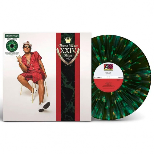 Bruno Mars - 24K Magic (Limited Green & Custard Splatter Vinyl LP)