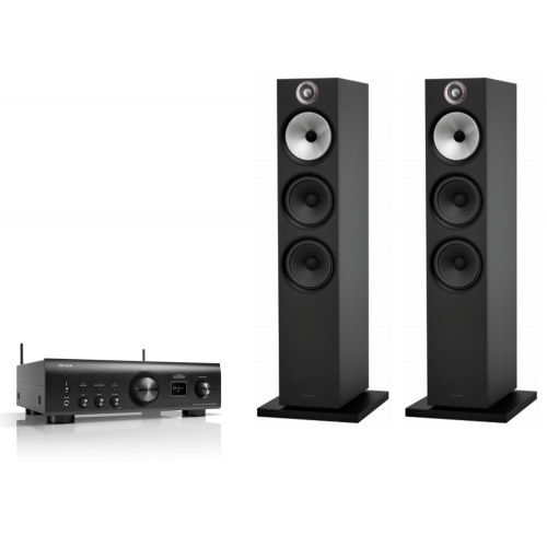 Denon PMA-900HNE + Bowers & Wilkins 603 S2 Black