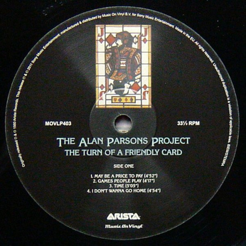 The Alan Parsons Project - The Turn Of A Friendly Card (LP)