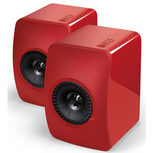 KEF LS50 Racing Red