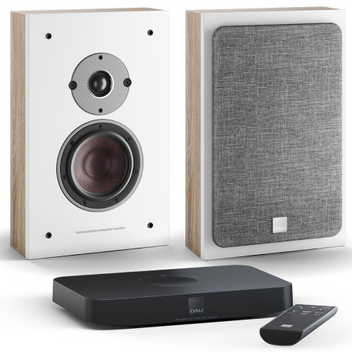 DALI Oberon On Wall C Light Oak + Sound Hub Compact