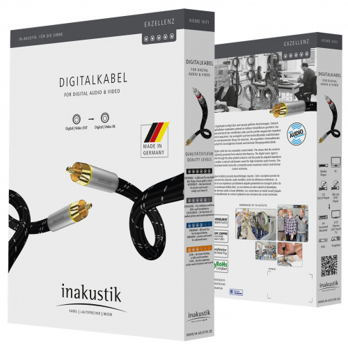 Inakustik Exzellenz Digital Cable RCA 0.75 m 006044007