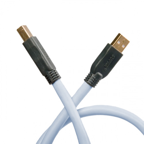 Supra USB 2.0 A-B Blue 1.0m