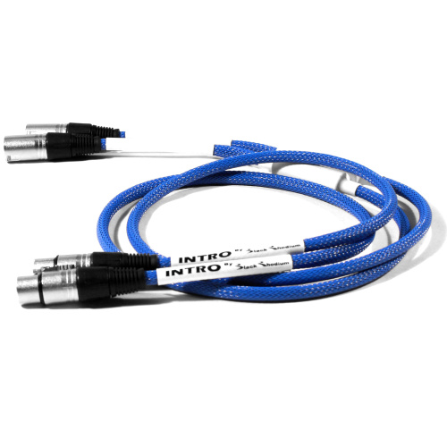 Black Rhodium Intro XLR 1.0m Blue