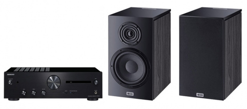 Onkyo A-9110 + Heco Aurora 300 Black