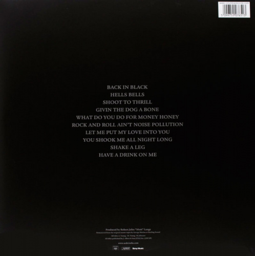 AC/DC - Back In Black (LP) AC/DC - Back In Black (LP)