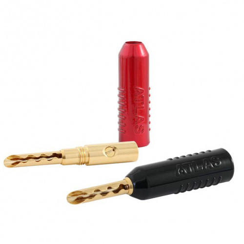 Atlas Achromatic Gold Z Plug Crimp - Black