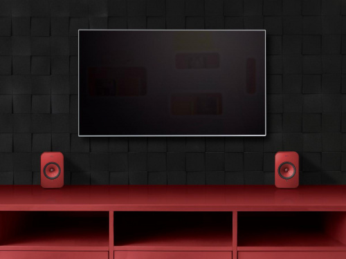 KEF LSX Red