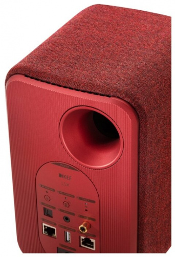 KEF LSX Red