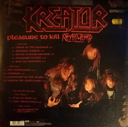 Kreator - Pleasure To Kill (2LP)