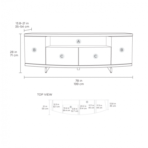 BDI Sweep Chocolate Walnut (8438)