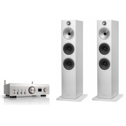 Denon PMA-900HNE + Bowers & Wilkins 603 S2 White