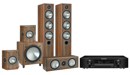 Marantz NR1609 + Monitor Audio Bronze 6 + Centre + FX + W10 Walnut