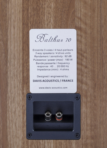 Davis Acoustics Balthus 70 American Walnut