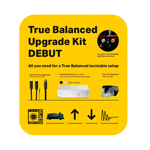 Pro-Ject Upgrade Set Debut Balanced Black