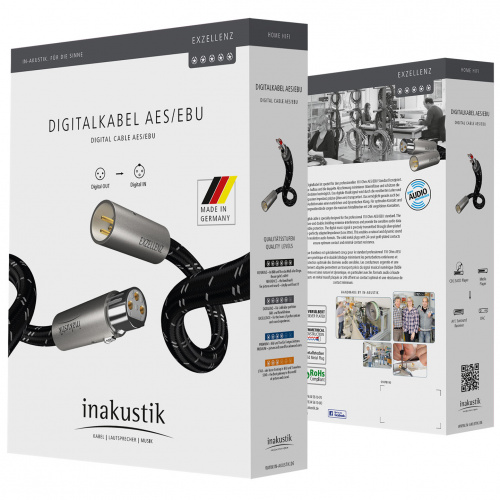 Inakustik Exzellenz Digital Cable XLR AES/EBU 1.5m (006051015) Inakustik Exzellenz Digital Cable XLR AES/EBU 1.5m (006051015)