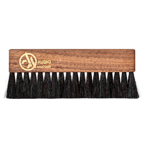 Audio Anatomy Walnut Wood Brush Deluxe