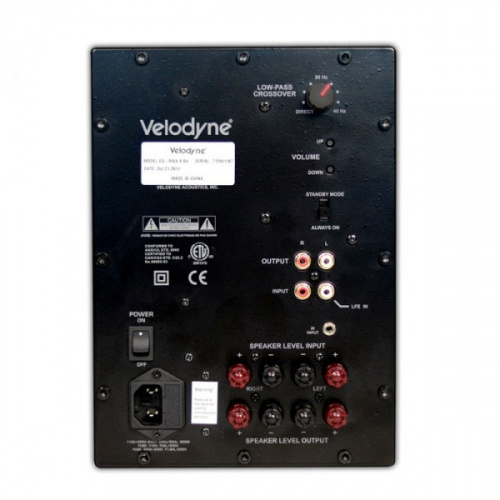 Velodyne EQ-Max 15 Black Velodyne EQ-Max 15 Black