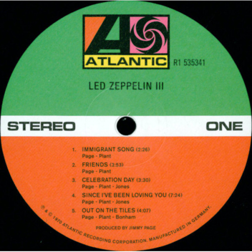 Led Zeppelin - Led Zeppelin III (LP)