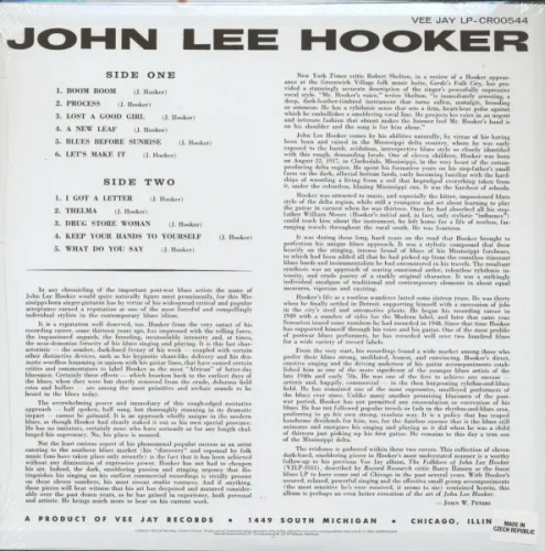 John Lee Hooker - Burnin (LP)