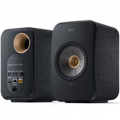 KEF LSX II Carbon Black